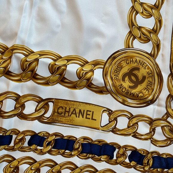 Chanel Silk Scarf (128857) - Picture 2 of 4